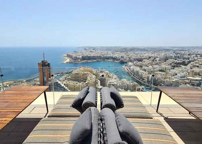 Lejlighed Enchanting One-bedroom On 25th Floor Saint Julian's