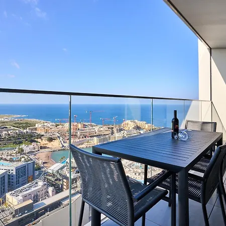 Enchanting One-bedroom On 25th Floor Apartman